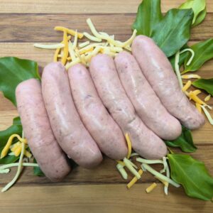 Beef, Bacon & Cheese Sausages (6 pack)