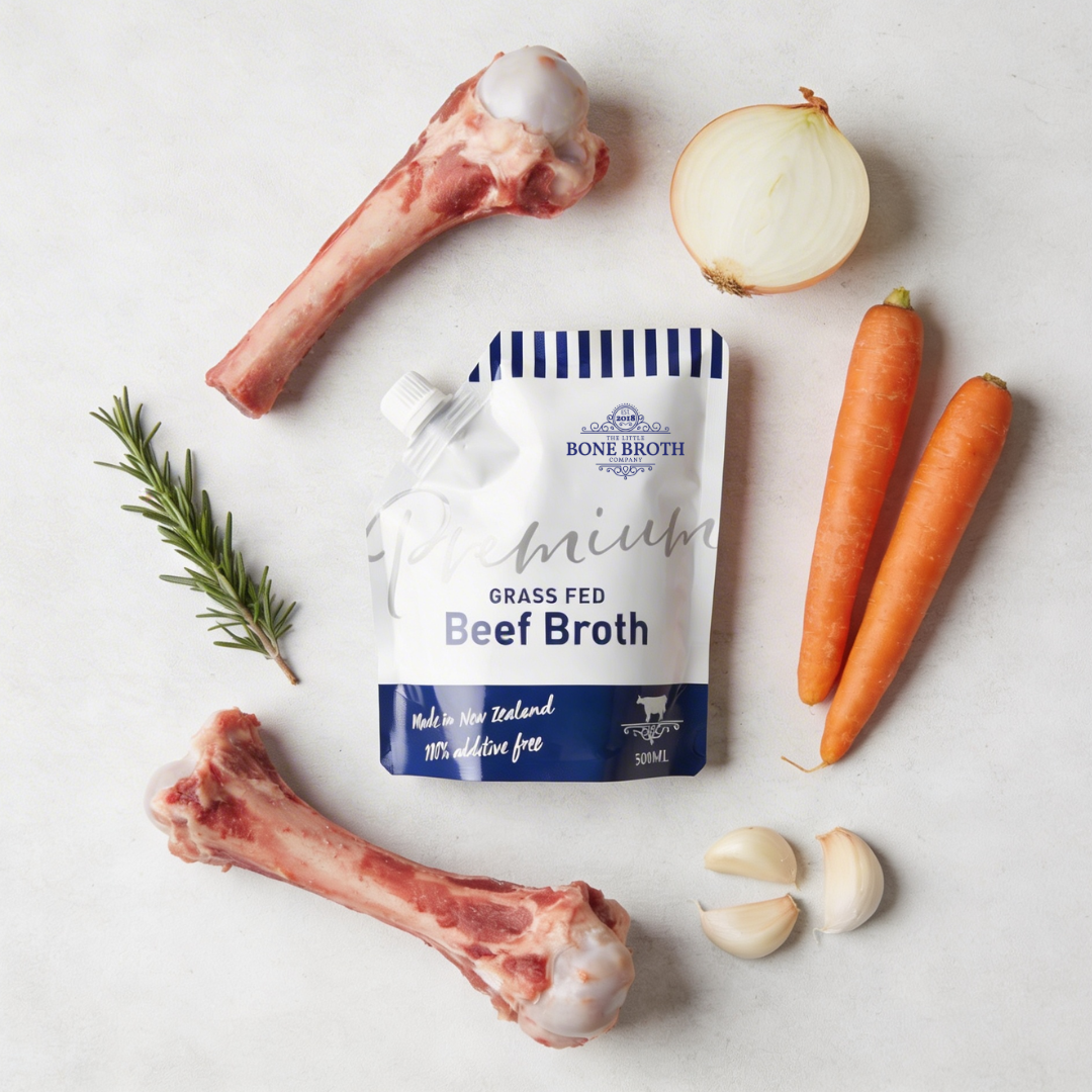 Premium Grass Fed Beef Broth