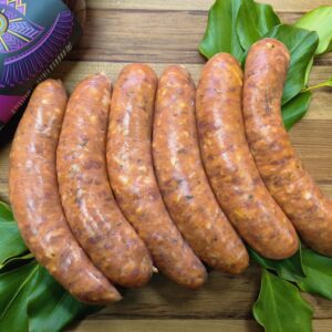 Sticky BBQ Pork Belly Sausages (6 pack)