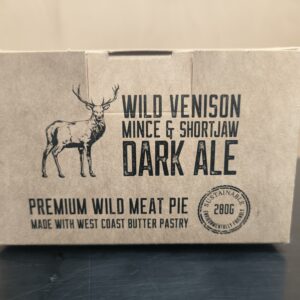 Wild Venison Mince & Shortjaw Dark Ale Pie (280g)