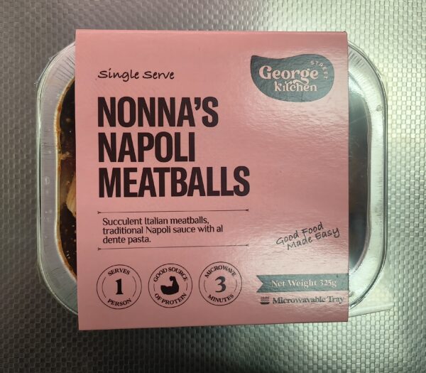 George St Kitchen - Nonna's Napoli Meatballs