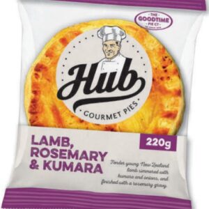 Lamb, Rosemary & Kumara Pie (220g)