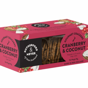Gourmet Crackers - Cranberry & Coconut